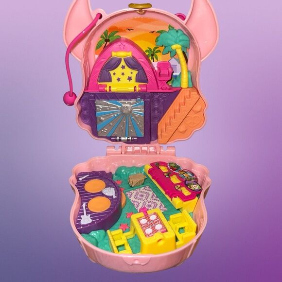 Polly Pocket Camp Adventure Llama Compact Playset A5 - Picture 8 of 8